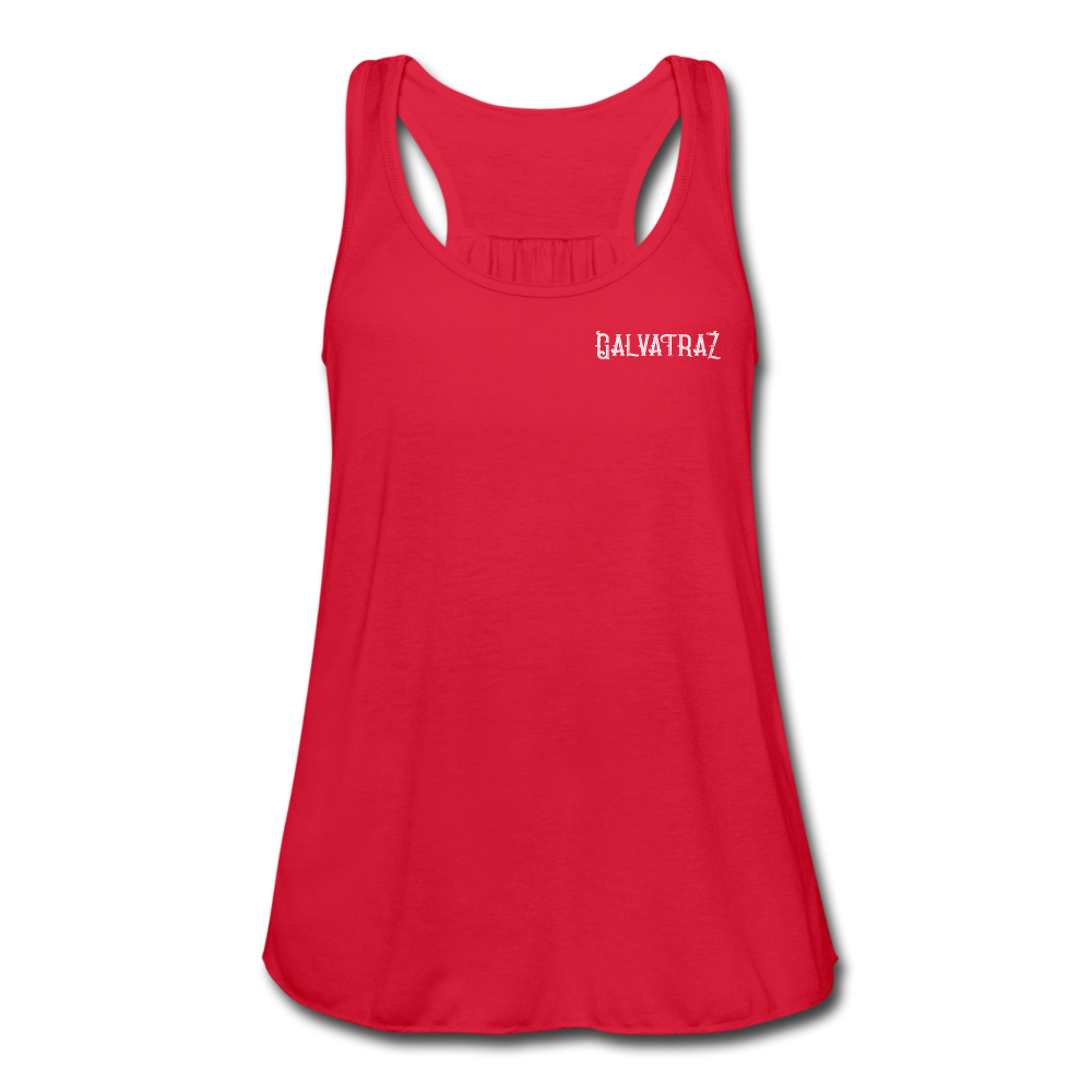 Island Quaratine - Women's Flowy Tank Top by Bella - red